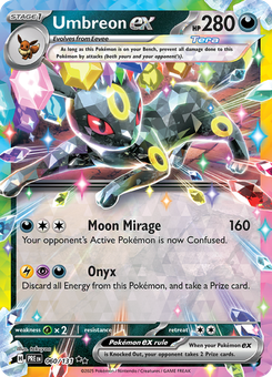 Umbreon ex #60 from Prismatic Evolutions