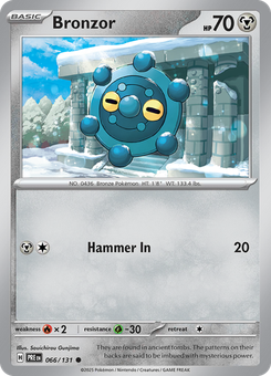 Bronzor #66 from Prismatic Evolutions