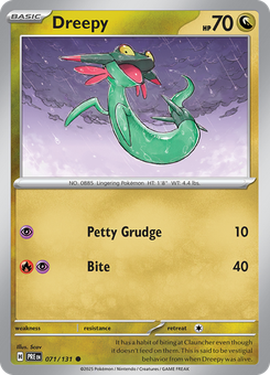 Dreepy #71 from Prismatic Evolutions