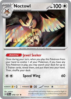 Noctowl #78 from Prismatic Evolutions