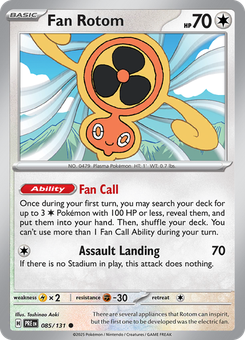 Fan Rotom #85 from Prismatic Evolutions