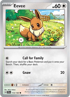 Eevee #113 from Stellar Crown
