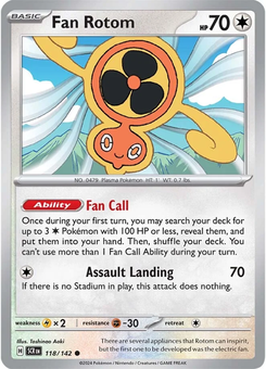 Fan Rotom #118 from Stellar Crown