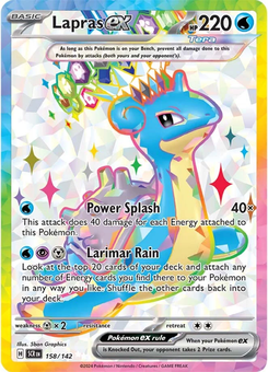 Lapras ex #158 from Stellar Crown