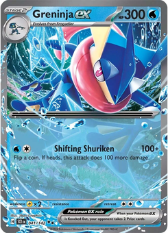 Greninja ex #41 from Stellar Crown