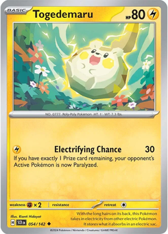Togedemaru #54 from Stellar Crown