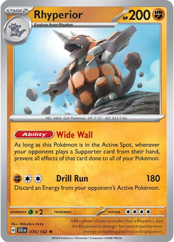 Rhyperior #76 from Stellar Crown