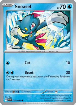 Sneasel #13 from Shrouded Fable