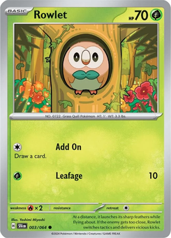 Rowlet #3 from Shrouded Fable