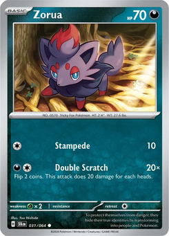 Zorua #31 from Shrouded Fable