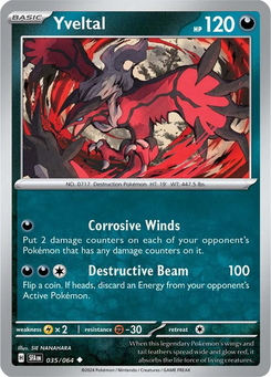 Yveltal #35 from Shrouded Fable