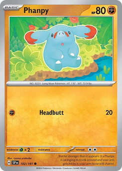 Phanpy #102 from Surging Sparks