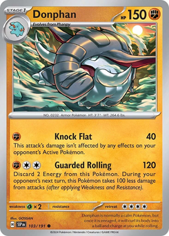 Donphan #103 from Surging Sparks