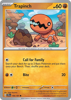 Trapinch #104 from Surging Sparks