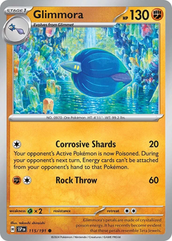 Glimmora #115 from Surging Sparks
