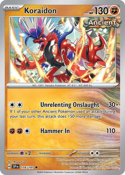 Koraidon #116 from Surging Sparks