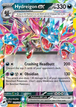 Hydreigon ex #119 from Surging Sparks