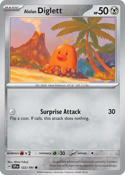 Alolan Diglett #122 from Surging Sparks