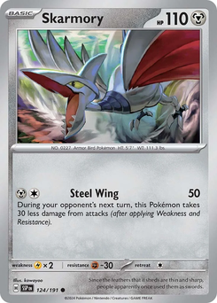 Skarmory #124 from Surging Sparks
