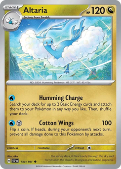 Altaria #134 from Surging Sparks