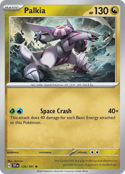 Palkia #136 from Surging Sparks