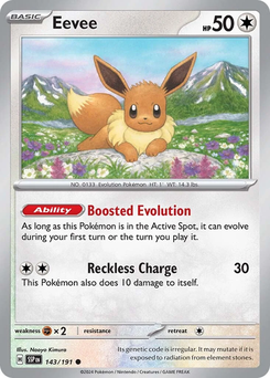Eevee #143 from Surging Sparks