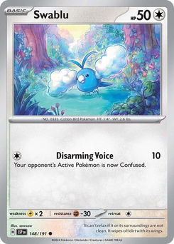 Swablu #148 from Surging Sparks
