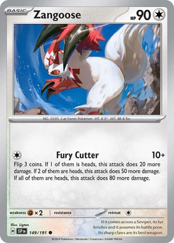 Zangoose #149 from Surging Sparks