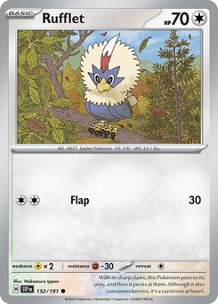 Rufflet #152 from Surging Sparks