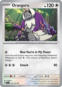Oranguru #156 from Surging Sparks