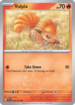 Vulpix #16 from Surging Sparks