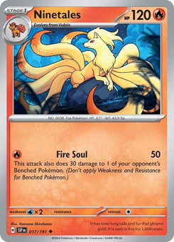 Ninetales #17 from Surging Sparks