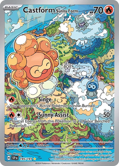 Castform Sunny Form #195 from Surging Sparks