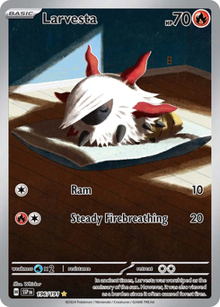 Larvesta #196 from Surging Sparks