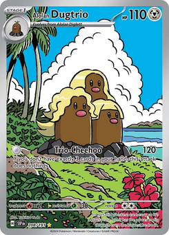 Alolan Dugtrio #208 from Surging Sparks