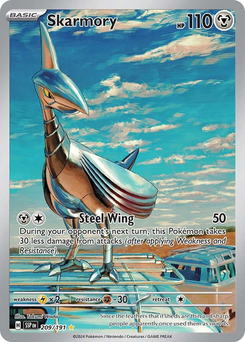 Skarmory #209 from Surging Sparks