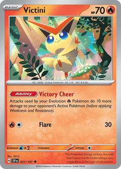 Victini #21 from Surging Sparks