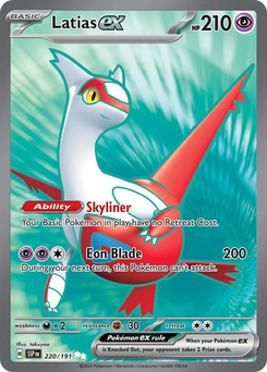 Latias ex #220 from Surging Sparks