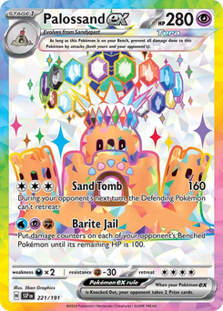 Palossand ex #221 from Surging Sparks