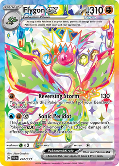 Flygon ex #222 from Surging Sparks