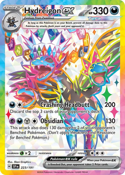 Hydreigon ex #223 from Surging Sparks