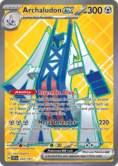 Archaludon ex #224 from Surging Sparks