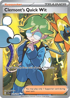 Clemont's Quick Wit #229 from Surging Sparks