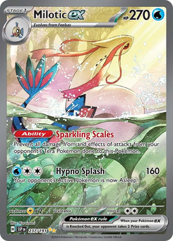 Milotic ex #237 from Surging Sparks