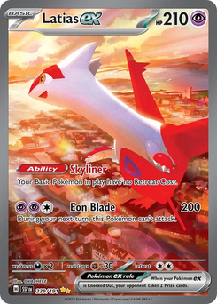 Latias ex #239 from Surging Sparks