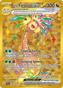 Alolan Exeggutor ex #248 from Surging Sparks