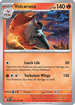 Volcarona #25 from Surging Sparks