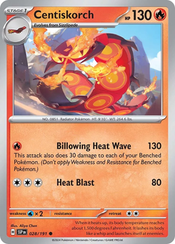 Centiskorch #28 from Surging Sparks