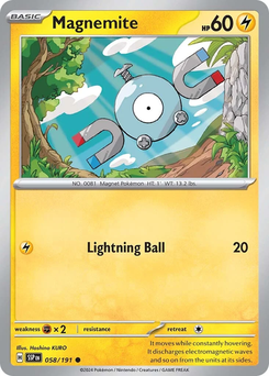 Magnemite #58 from Surging Sparks