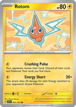 Rotom #61 from Surging Sparks